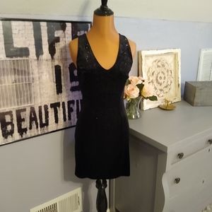 Sexy vintage velvet little black dress xs/sm